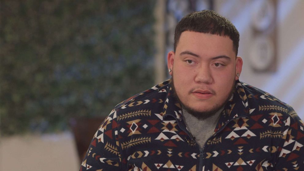 PHOTO: Juan Martinez talks to "Nightline" about stepping up to be his siblings' guardian at 19 years old after their mother died from COVID-19. 
