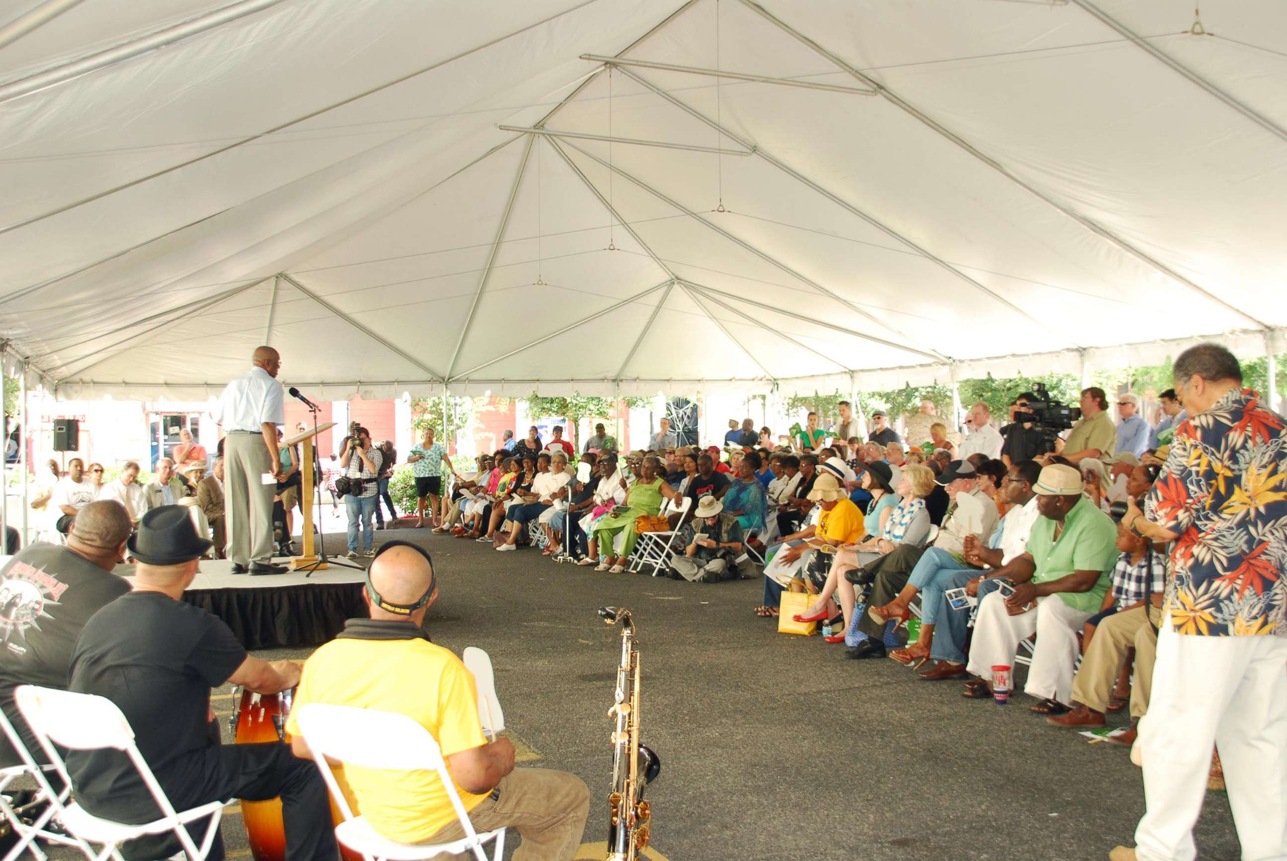 PHOTO: Residents gathered for a Juneteenth celebration in Galveston, Texas, in 2014.