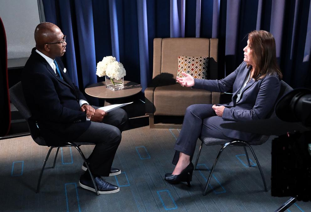 PHOTO: U.S. Secret Service Director Kimberly Cheatle sat down with ABC News in her first network interview since the assassination attempt on former President Donald Trump.
