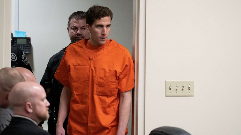 PHOTO: Bryan Kohberger, right, appears at a hearing in Latah County District Court, Jan. 5, 2023, in Moscow, Idaho.