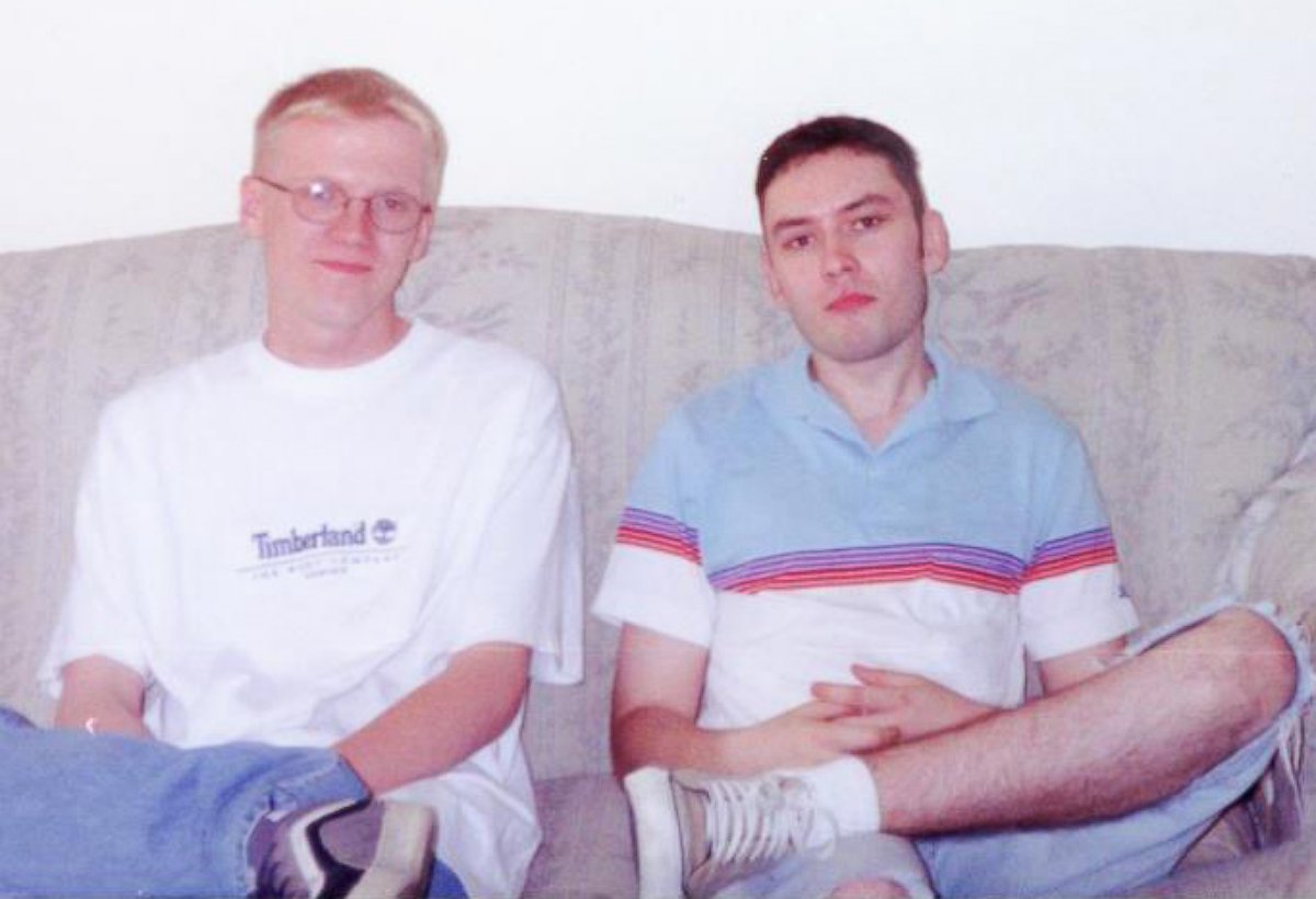 PHOTO: David Ermold (left) and David Moore (right) appear in this 2000 photo. They were denied a marriage license in Kentucky.