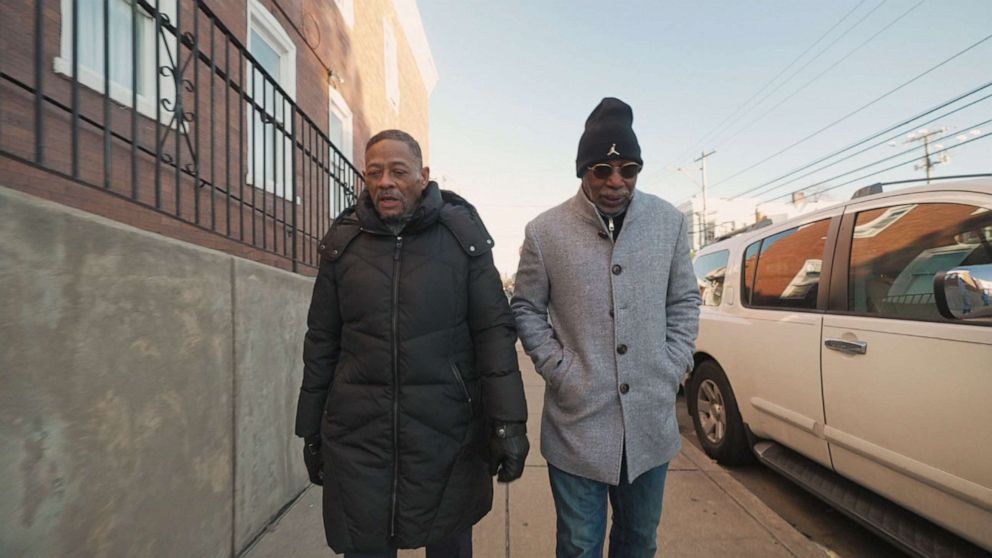 PHOTO: Larry Miller revisited the neighborhood in west Philadelphia where he grew up. 