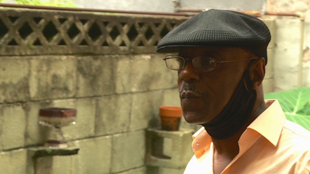 PHOTO: Lawyer Winfield, 53, says the rising number of eviction cases in Louisiana should be treated as a crisis because of their relation to the coronavirus pandemic. He is trying to keep his home. 