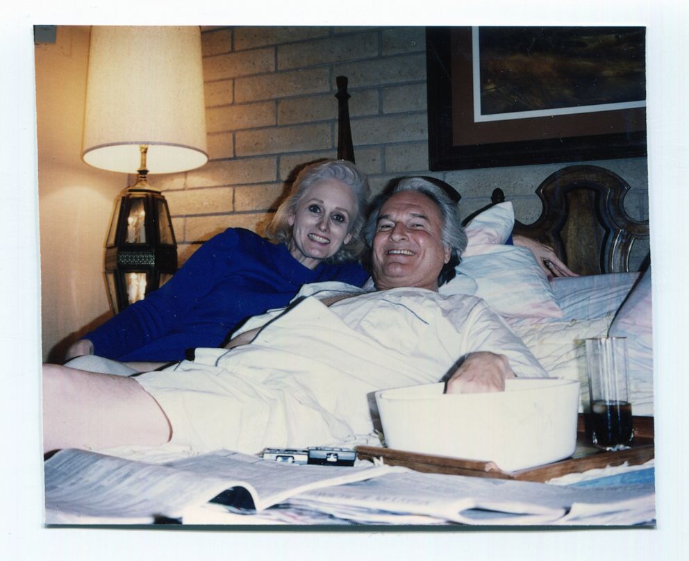 PHOTO: Margaret and Ron Rudin pictured in a bed at an unknown date.