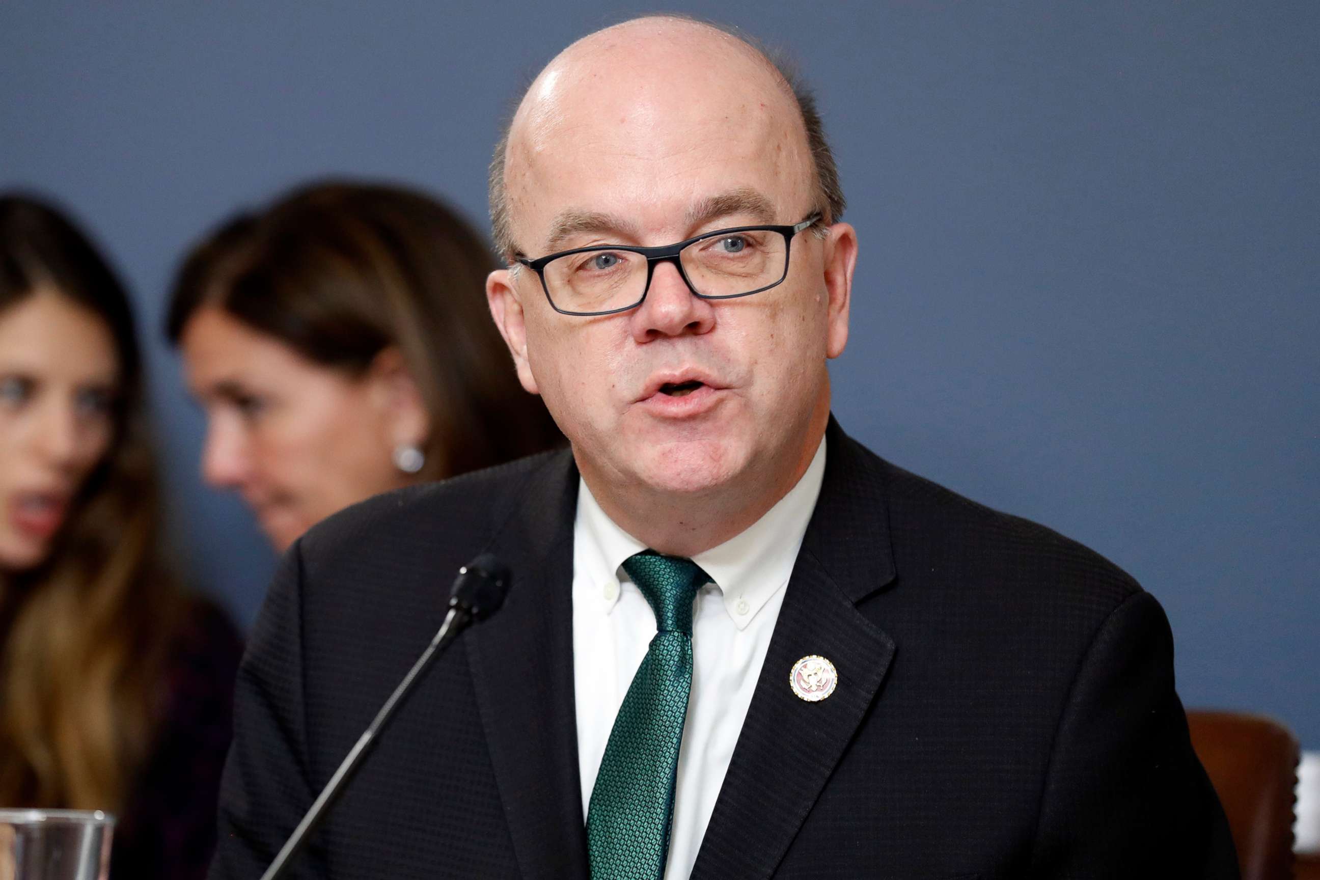 PHOTO: House Rules Committee chairman Rep. Jim McGovern, D-Mass., speaks during a House Rules Committee hearing on the impeachment against President Donald Trump, Dec. 17, 2019, on Capitol Hill.
