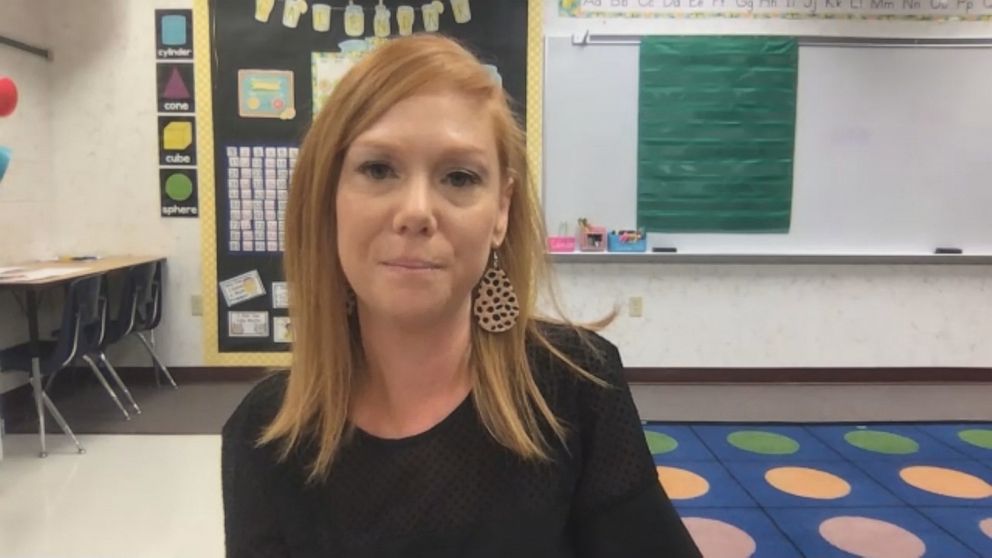 PHOTO: Megan Carrigan, a kindergarten teacher and cancer survivor, has been teaching a summer school program in Florida since July, and says she plans to continue teaching in-person for the 2020-2021 term despite COVID-19. 