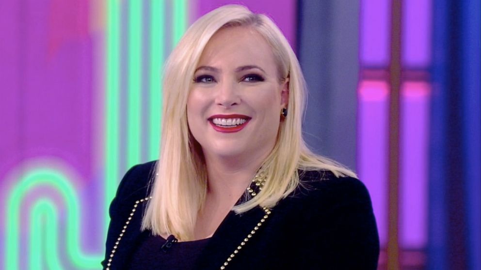 Meghan McCain reacts to a surprise birthday message from former House speaker Paul Ryan on "The View," Oct. 23, 2019.