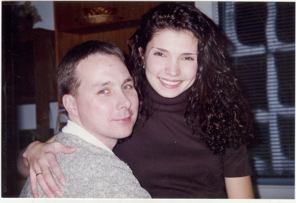 PHOTO: Melanie and Bill McGuire pictured hugging at an unknown date. 