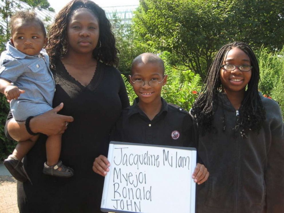 PHOTO: Jacqueline Milam pictured with her children in 2011.