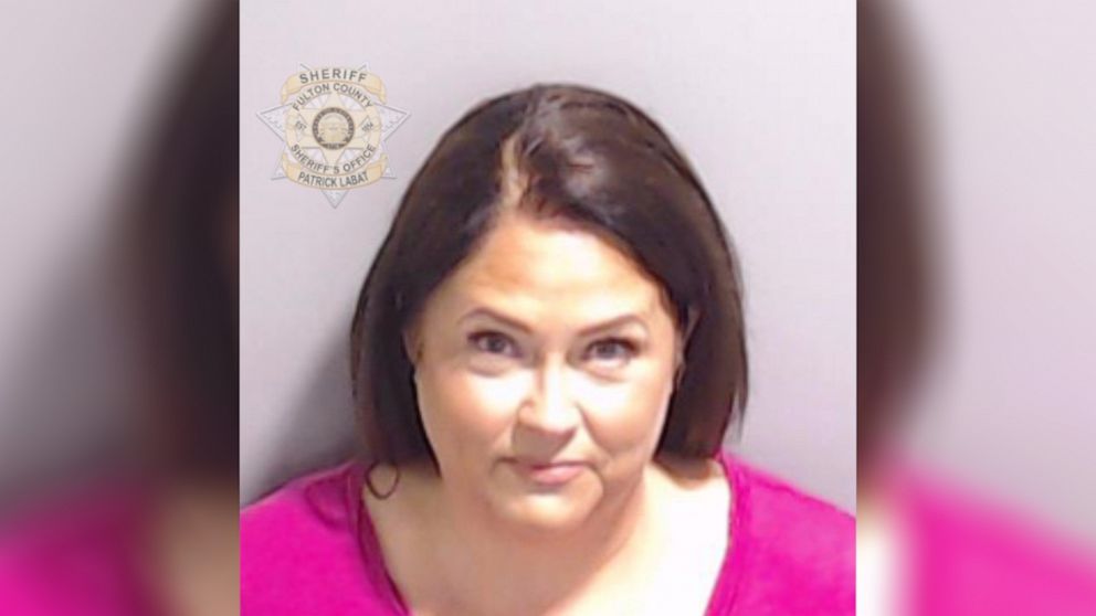 PHOTO: Misty Hampton is seen in a mugshot provided by the Fulton County Sheriff's Office in Georgia, Aug. 25, 2023.