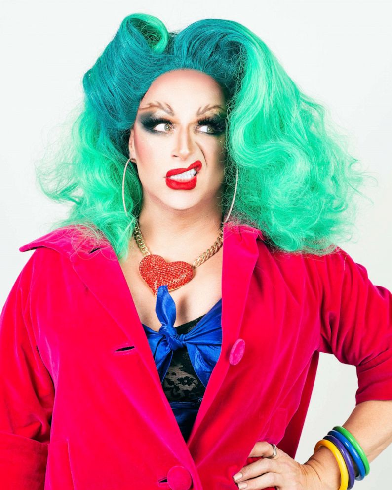 PHOTO: Jacob Green, also known as drag queen Muffy Fishbasket, said that drag queens have performed throughout history and are not going anywhere despite the backlash from far-right extremists.