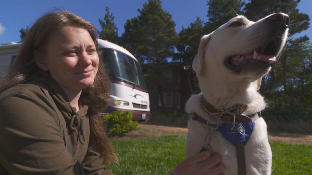 VIDEO: Incarcerated women seek redemption by training dogs to help people with disabilities