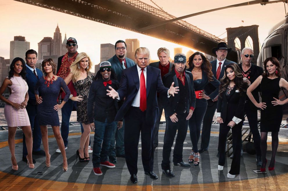 PHOTO: "All-Star Celebrity Apprentice" Season 13 conetstants are pictured with Donald Trump (center).