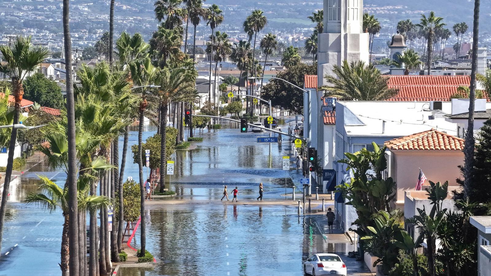 Some California beaches forced to close after 'unusually high' ocean water levels