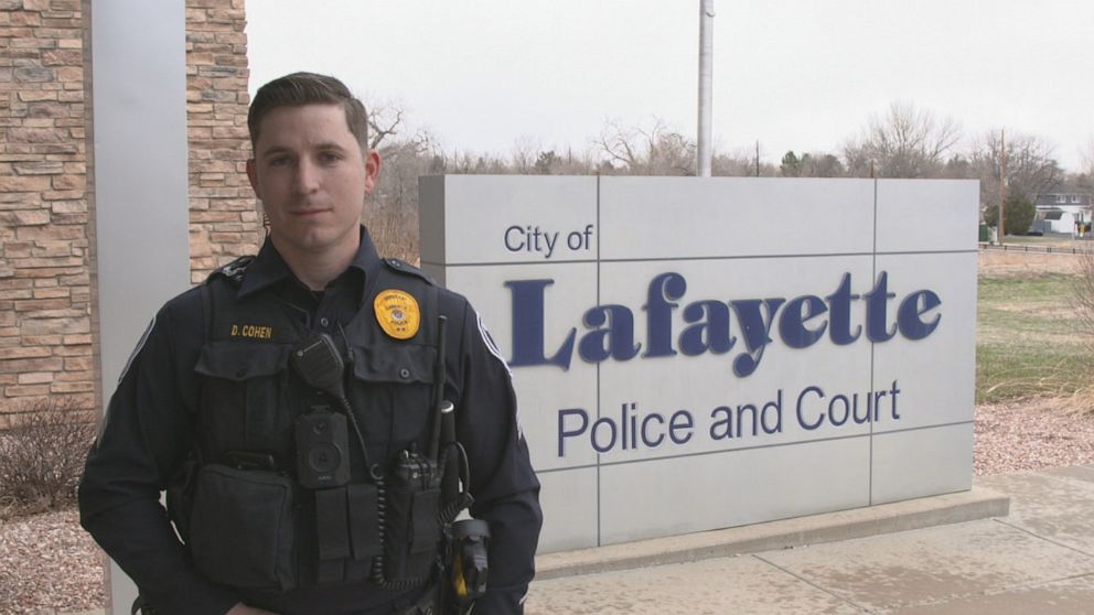 PHOTO: Sergeant David Cohen of the Lafayette Colorado Police Department.