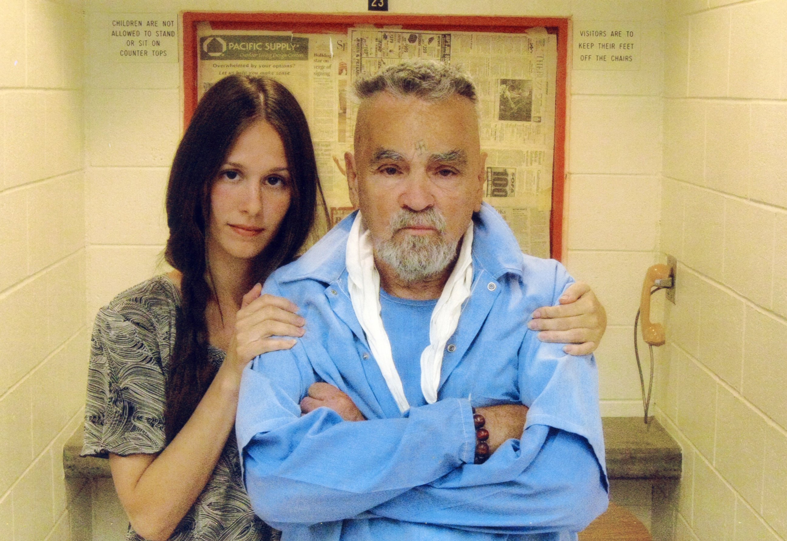 PHOTO: Charles Manson is photographed with Star, June 13, 2010.