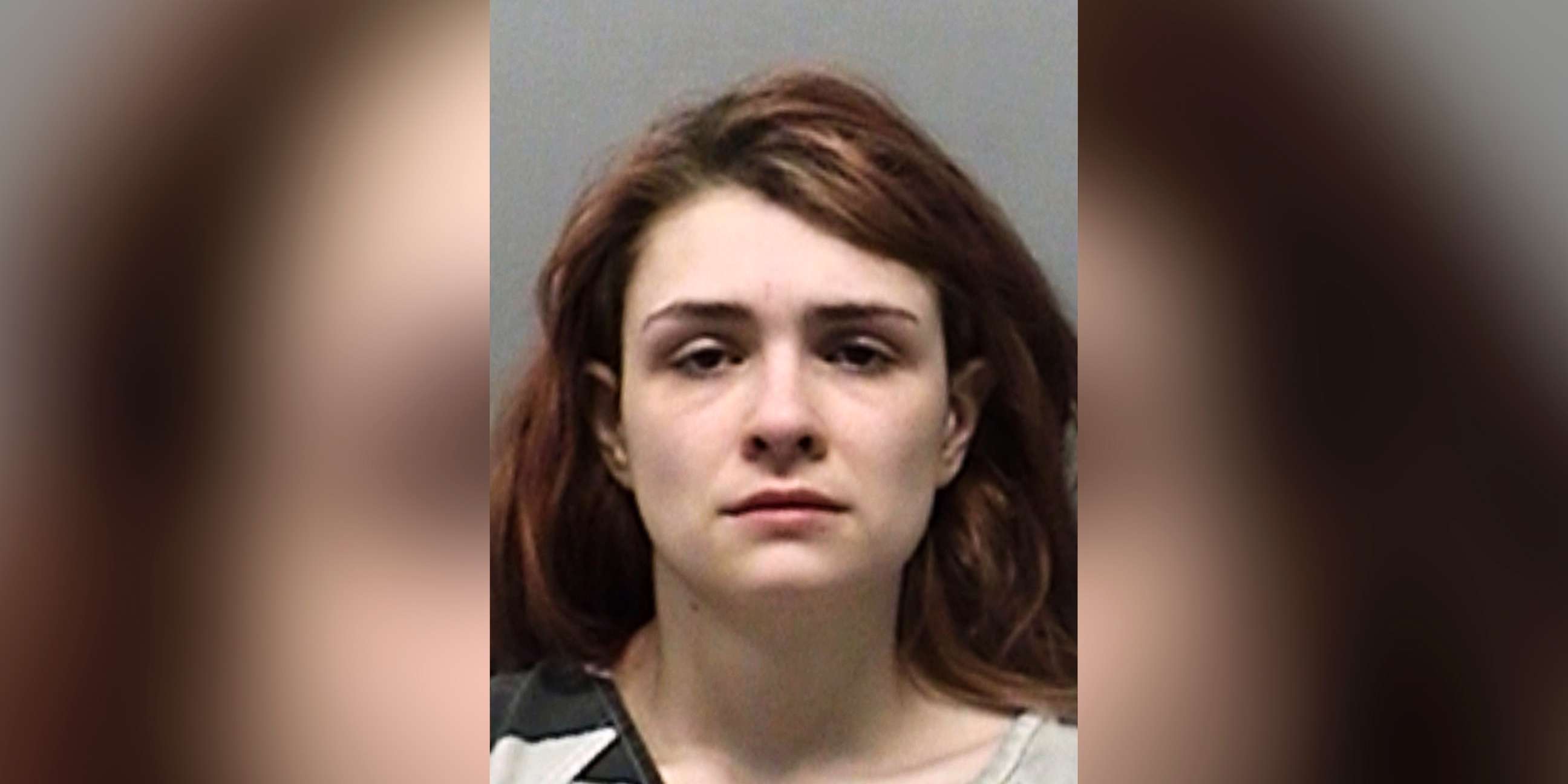 PHOTO: Paige Harkings is booked into the Wise County Jail in Texas, Feb. 12, 2019.