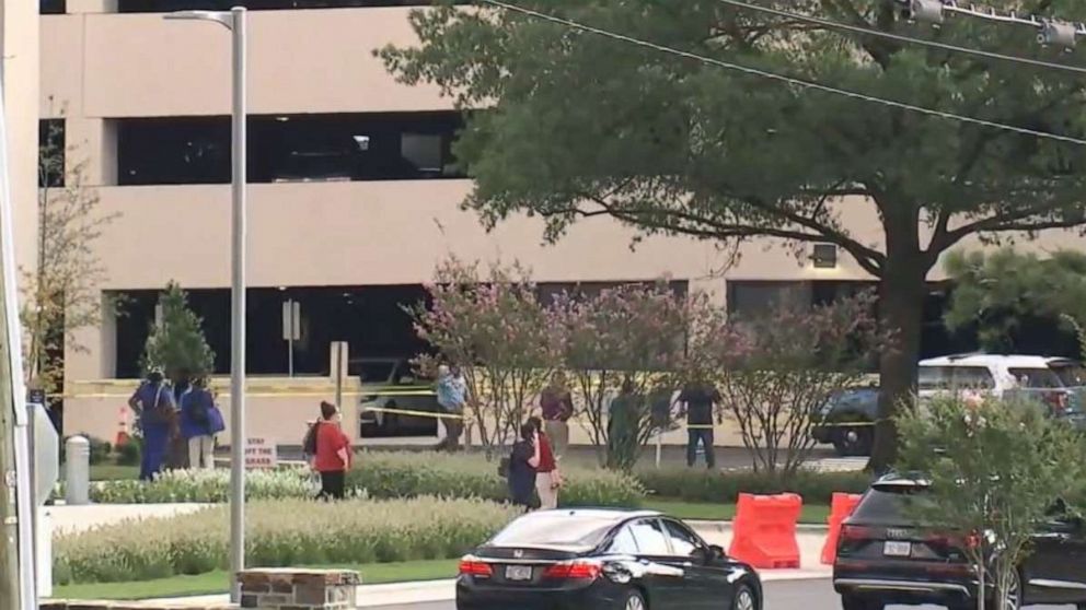 PHOTO: A woman has been killed after being struck by a car and dragged for 100 feet in the parking deck of a hospital in Raleigh, North Carolina, on Friday, July 16, 2021.