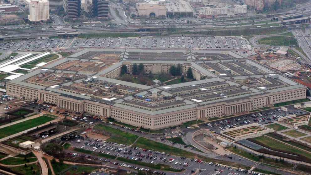 PHOTO: An aerial view of the Pentagon, outside Washington, DC, March 2008.  