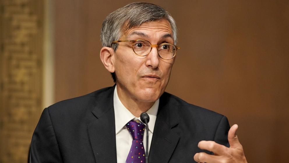 PHOTO: Dr. Peter Marks, the FDA's top vaccines official, speaks during a Senate Health, Education, Labor and Pensions Committee hearing on May 11, 2021 in Washington, D.C.