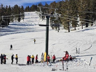 5 skiers hospitalized in chairlift malfunction at Lake Tahoe winter resort