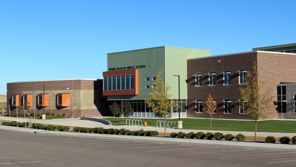 PHOTO: Prairie Heights Middle School in Evans, Colorado is seen here.