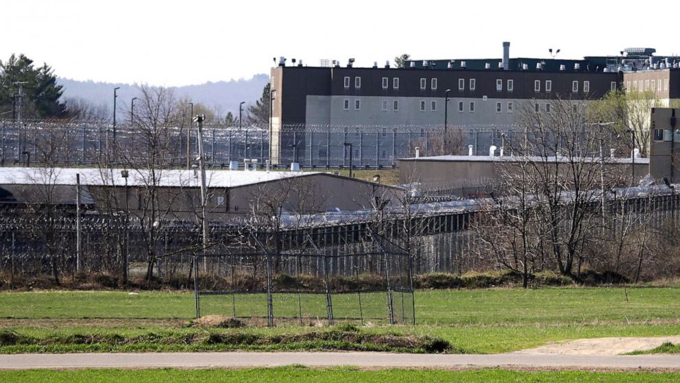 PHOTO: The Souza-Baranowski Correctional Center is surrounded by fencing, April 19, 2017, in Lancaster, Mass.