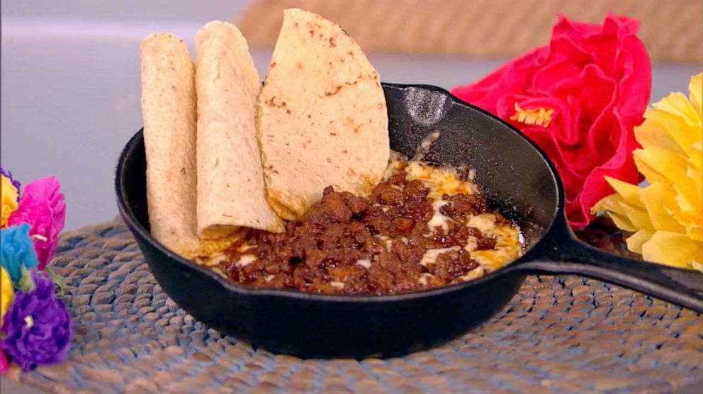 PHOTO: Marcela Valladolid's Queso Fundido con Chorizo featured on "The View" for Cinco de Mayo on Thursday, May 5, 2022.