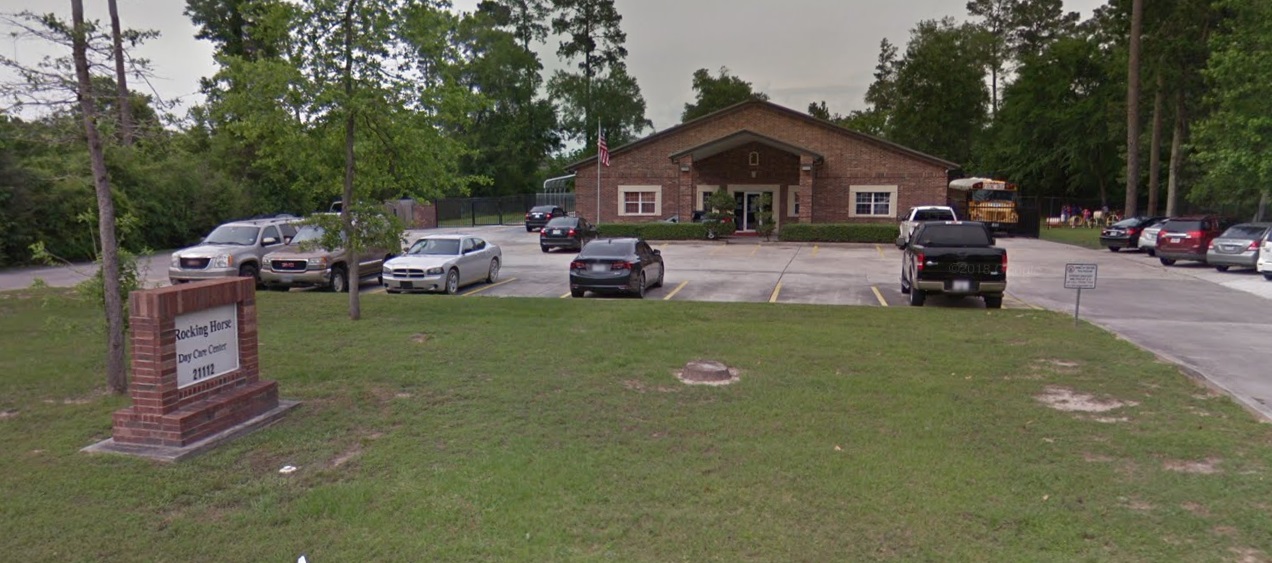 PHOTO: This Google Street View image shows an undated image of Rocking Horse Day Care in Kingwood, Texas where the incident occurred.