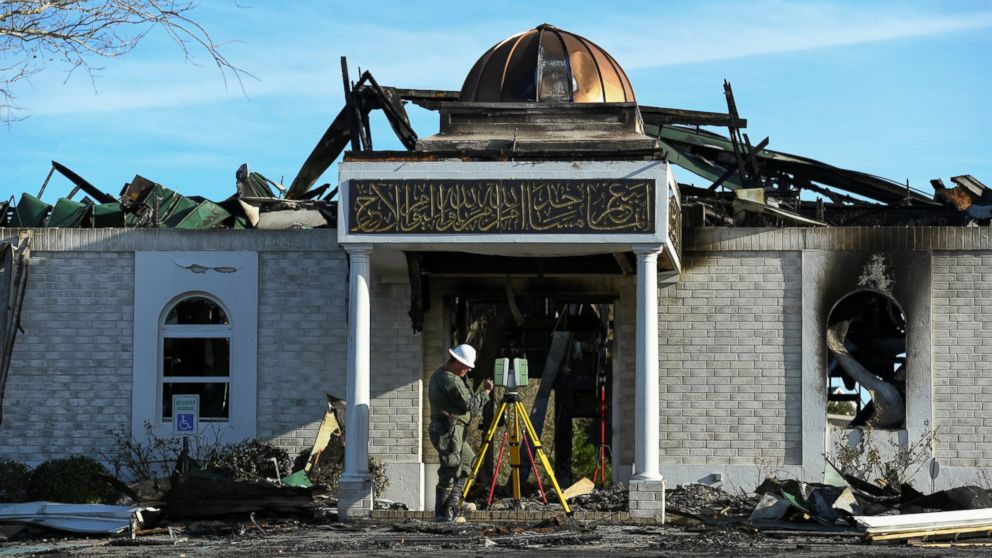 Feds Rule Fire That Destroyed Texas Mosque Arson; $30K Reward Offered ...