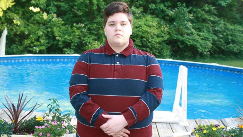 PHOTO: Gavin Grimm, a student who was barred from using the boys' bathroom at his local high school in Gloucester County, Virginia, is seen in an undated photo. Grimm was born a female but identifies as a male. 