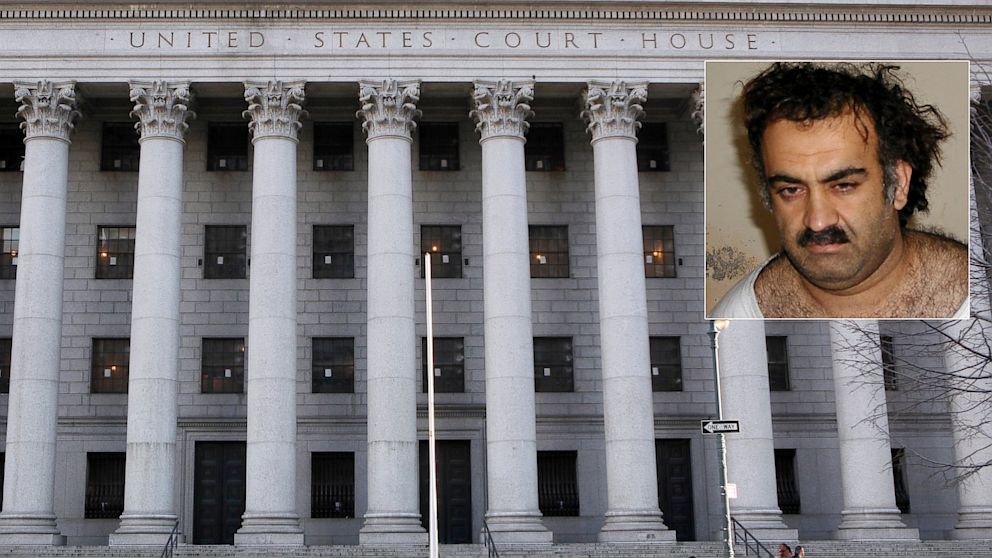 A view of the United States District Court for the Southern District of New York, Nov. 17, 2009. Khalid Sheikh Mohammed seen March 31, 2003.