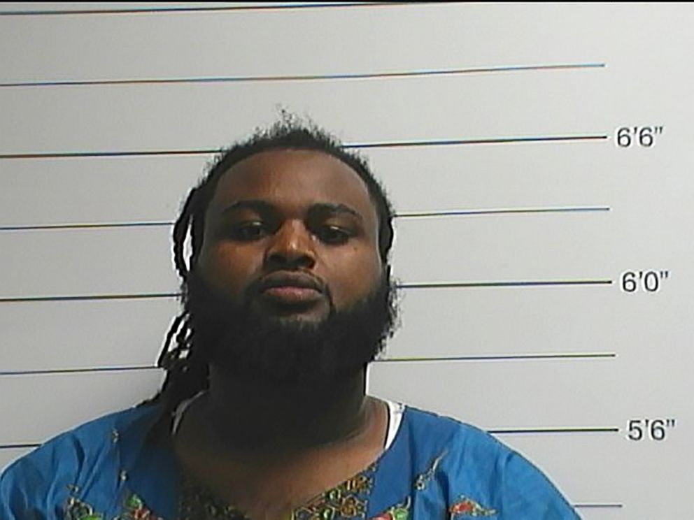 PHOTO: Cardell Hayes is seen in a booking photo released by the New Orleans Police Department, in New Orleans, Louisiana April 10, 2016. 