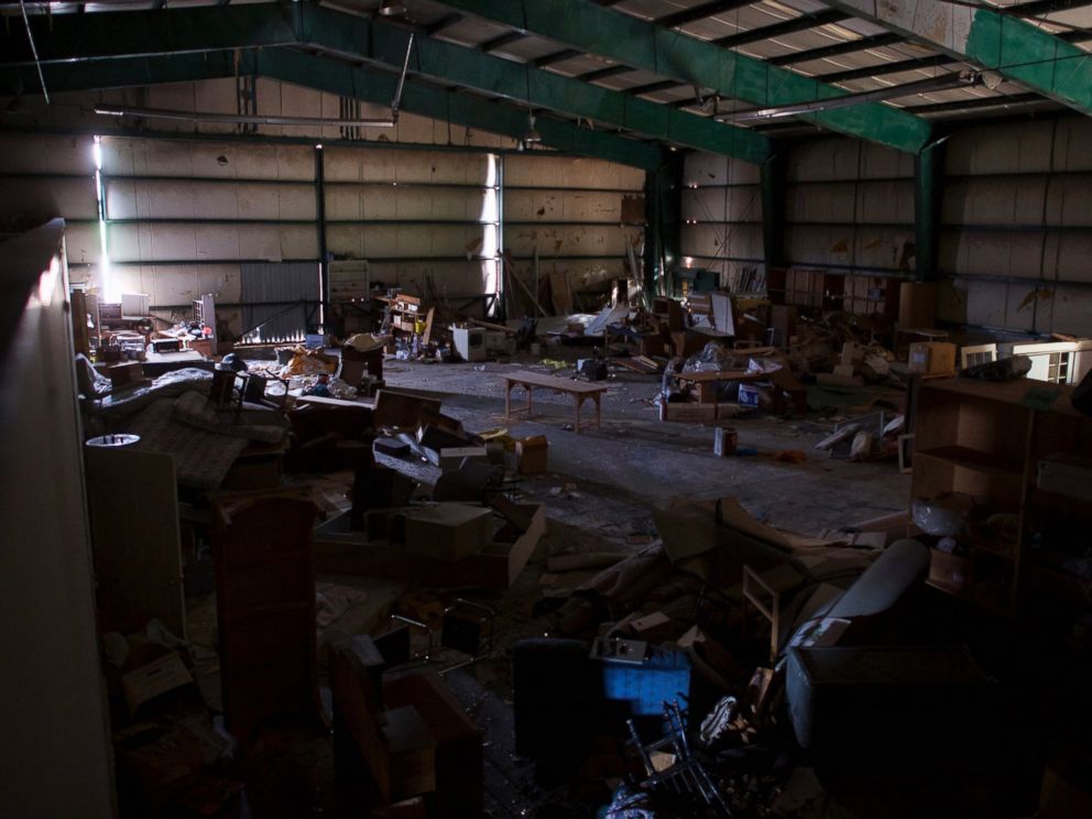 PHOTO: An interior view of the hangar within the abandoned Birchwood Resort, where Eric Frein was caught on Thursday, is seen in Tannersville, Pa., Oct. 31, 2014.