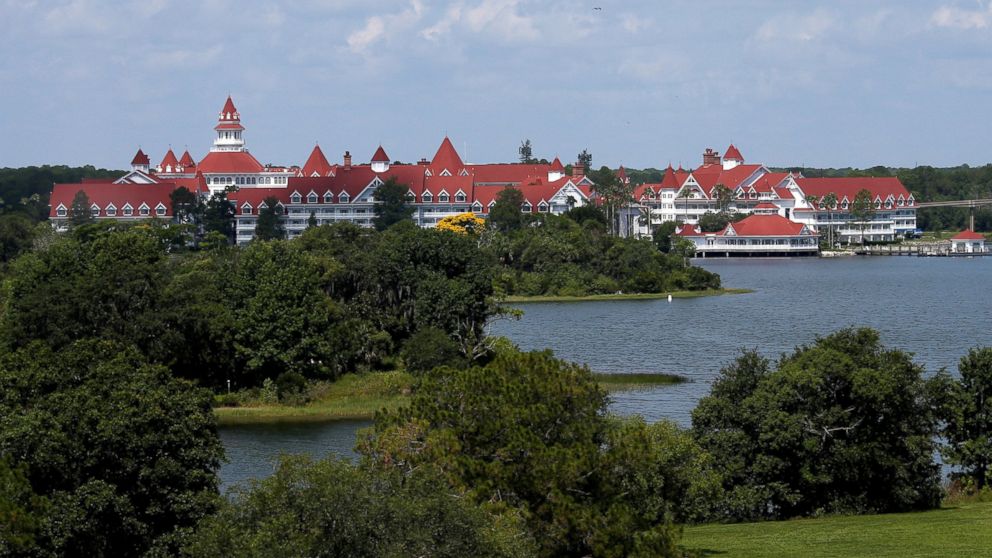 PHOTO: The Grand Floridian in the background as as police hunted for signs of a two-year-old boy who was dragged by an alligator into the lagoon at the Walt Disney World resort in Orlando, Fla., June 15, 2016. 