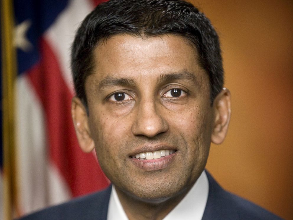 PHOTO:U.S. Deputy Solicitor General Sri Srinivasan is pictured in this undated file photo courtesy of the United States Department of Justice.
