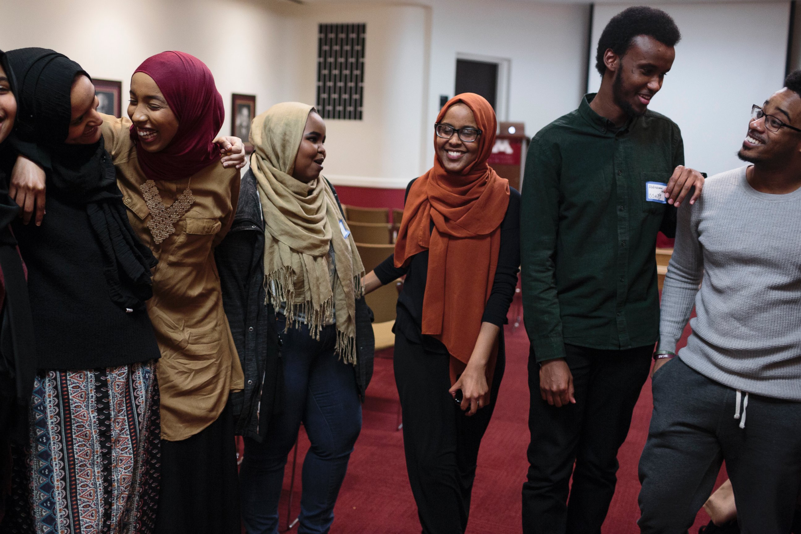 PHOTO: The Somali Student Association hosts an event at the University of Minnesota campus, Feb. 23, 2017, Minneapolis. The event marks the anniversary of the Ogaden massacre that took place in 1994.