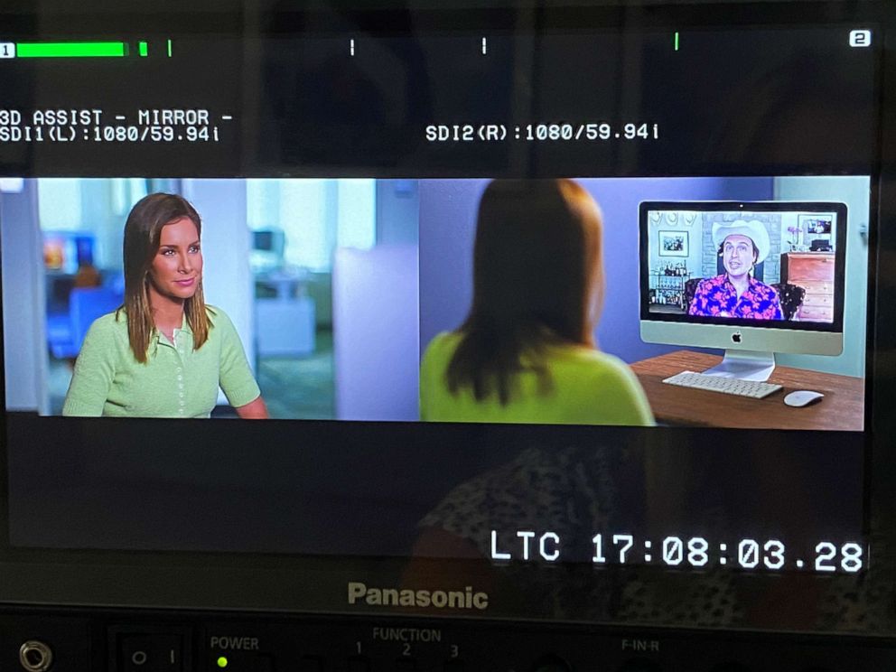 PHOTO: ABC News' Rebecca Jarvis interviews The Kitchen Restaurant Group co-founder and CEO Kimbal Musk.