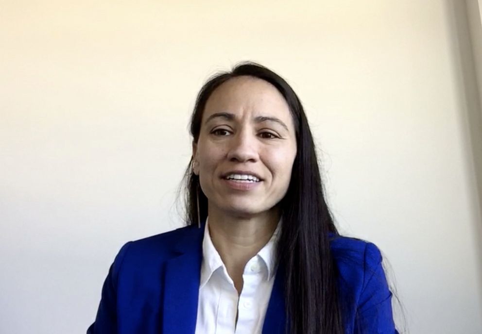 PHOTO: “Our country and our society is better off” when we help the communities struggling the most, Rep. Sharice Davids of Kansas said. “It’s the right thing to do, particularly for people who are elected officials.”