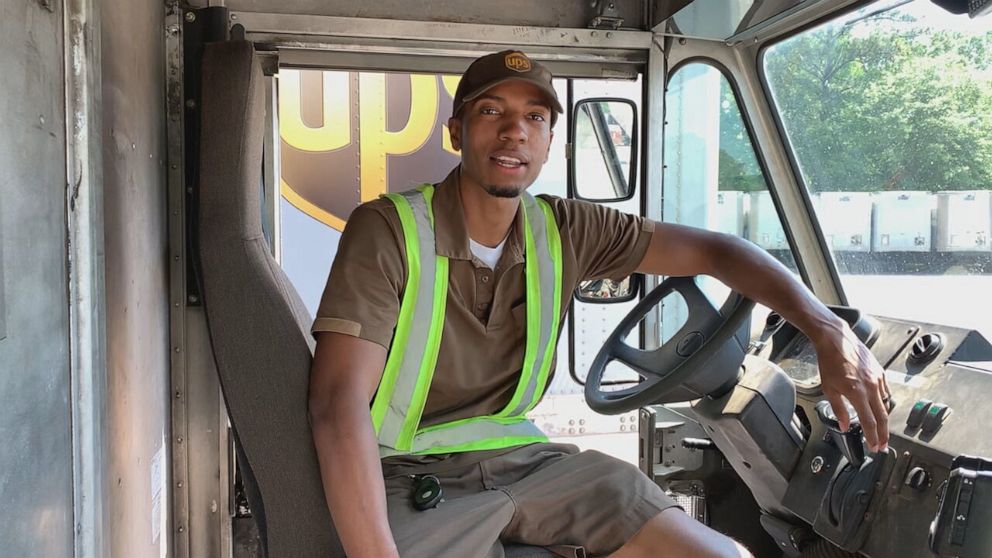 PHOTO: UPS driver Richard Wilson is a co-worker of Jake Pratt.