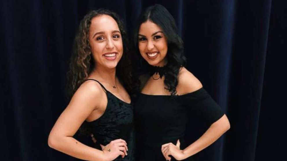 PHOTO: College roommates Roaya Jannatipour (left) and Nissma Bencheikh (right) found out that their mothers were best friends and that they knew each other as babies.