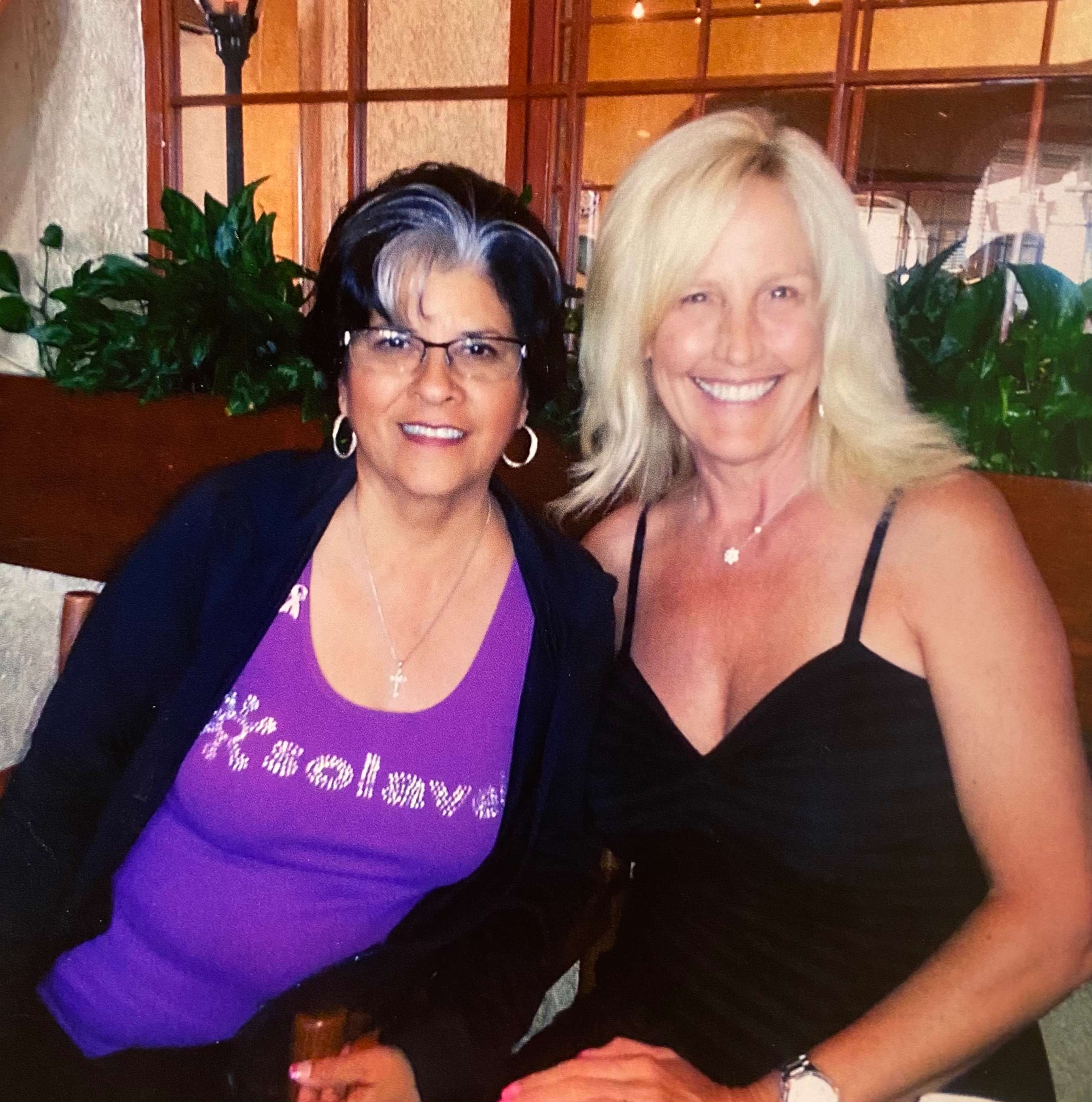 PHOTO: Roberta Walker and Erin Brockovich pictured at an unknown date.