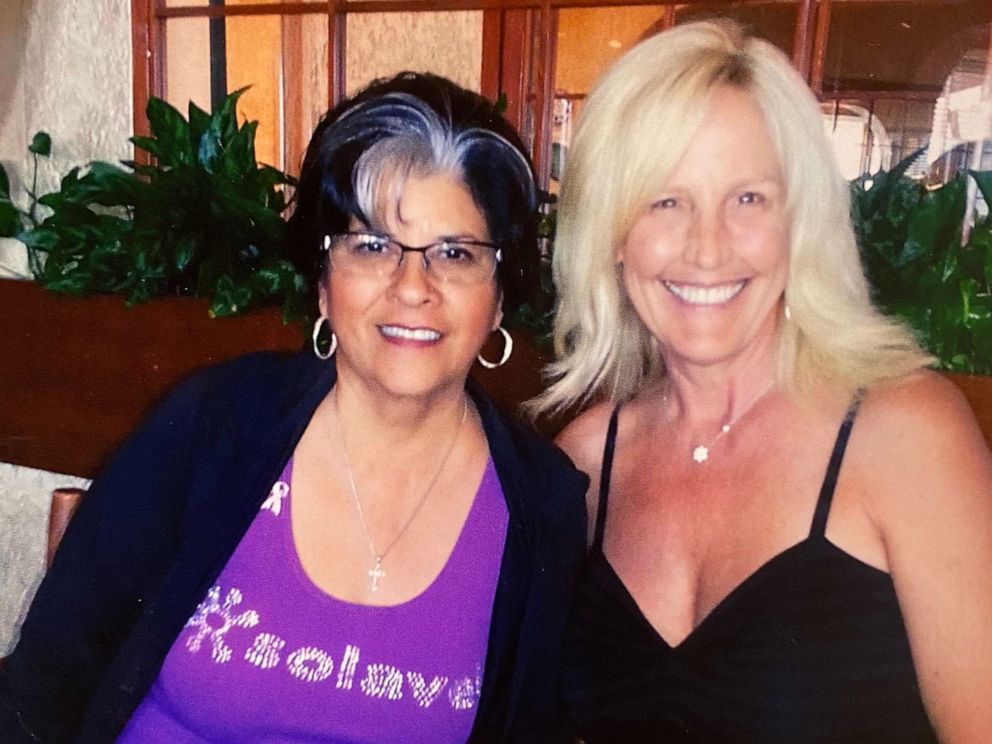 PHOTO: Roberta Walker and Erin Brockovich pictured at an unknown date.