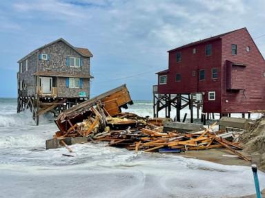 3rd house collapses in 4 days on North Carolina coast