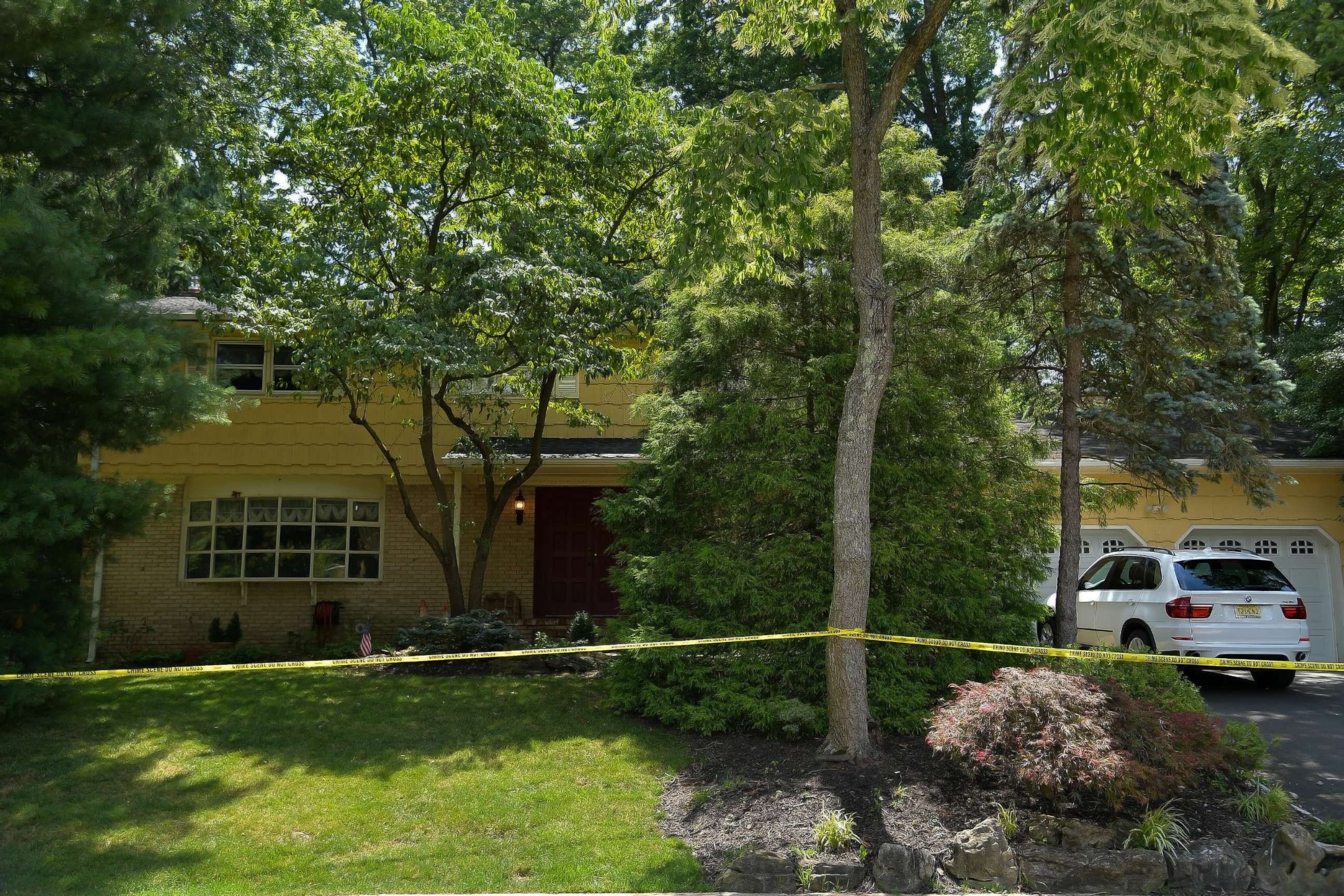 PHOTO: NORTH BRUNSWICK, NEW JERSEY - JULY 20: A view of the home of U.S. District Judge Esther Salas. on July 20, 2020 in North Brunswick, New Jersey. 