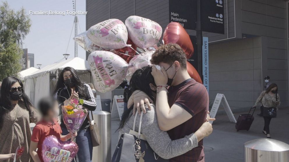 PHOTO: Sandra Ortiz was reunited with her son Bryan Ortiz.