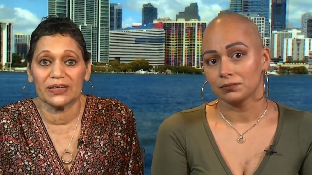 PHOTO: Diana Serano and daughter Miriam Fajardo open up about being diagnosed with breast cancer months apart from each other on "The View" Wednesday, Oct. 27, 2021.
