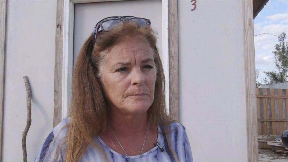 PHOTO: Shelly Summers, of Youngstown, Florida, has been helping survivors of Hurricane Michael by providing shelter in her backyard. 