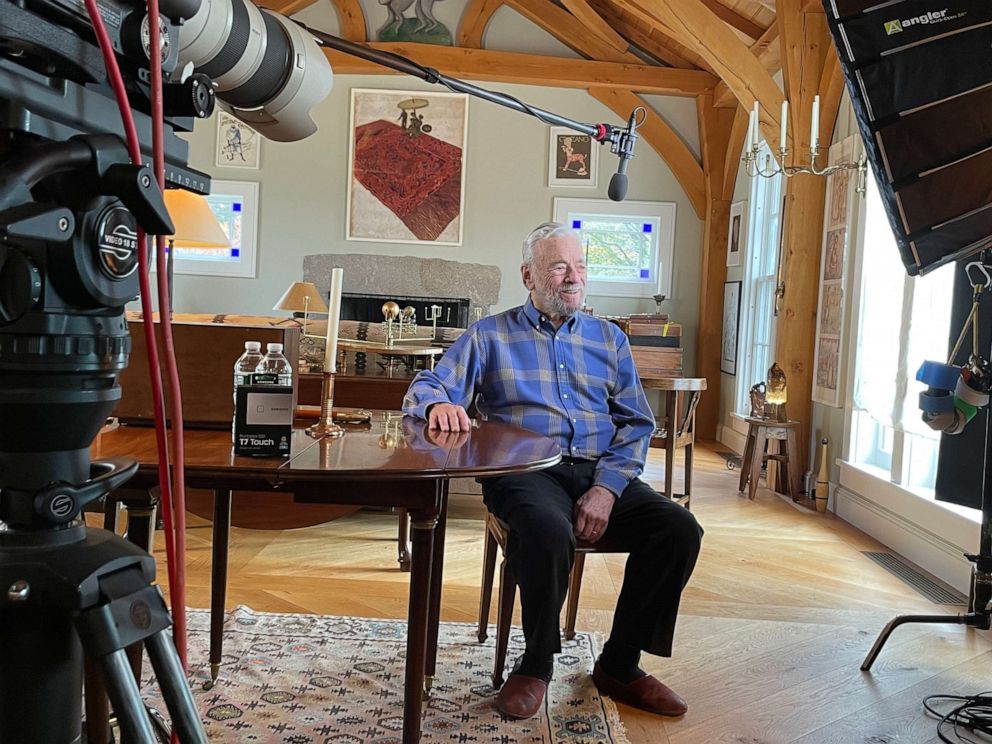 PHOTO: Composer Stephen Sondheim sat down with ABC News for his last domestic television interview.