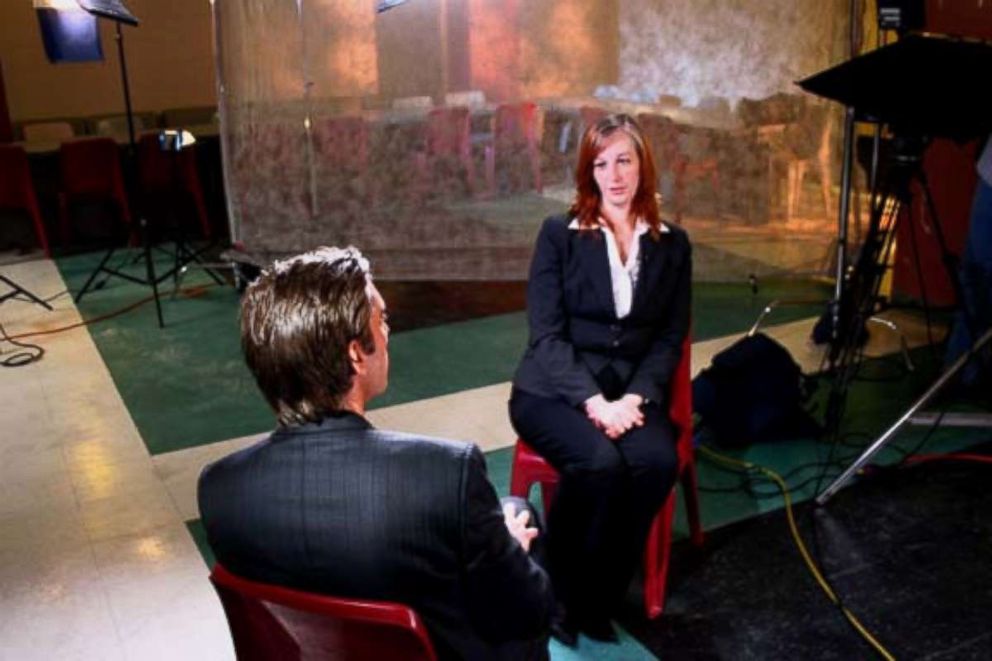 PHOTO: Stacey Castor spoke with David Muir after her conviction in 2009.